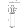 Дозатор для жидкого мыла FRAP F408-9